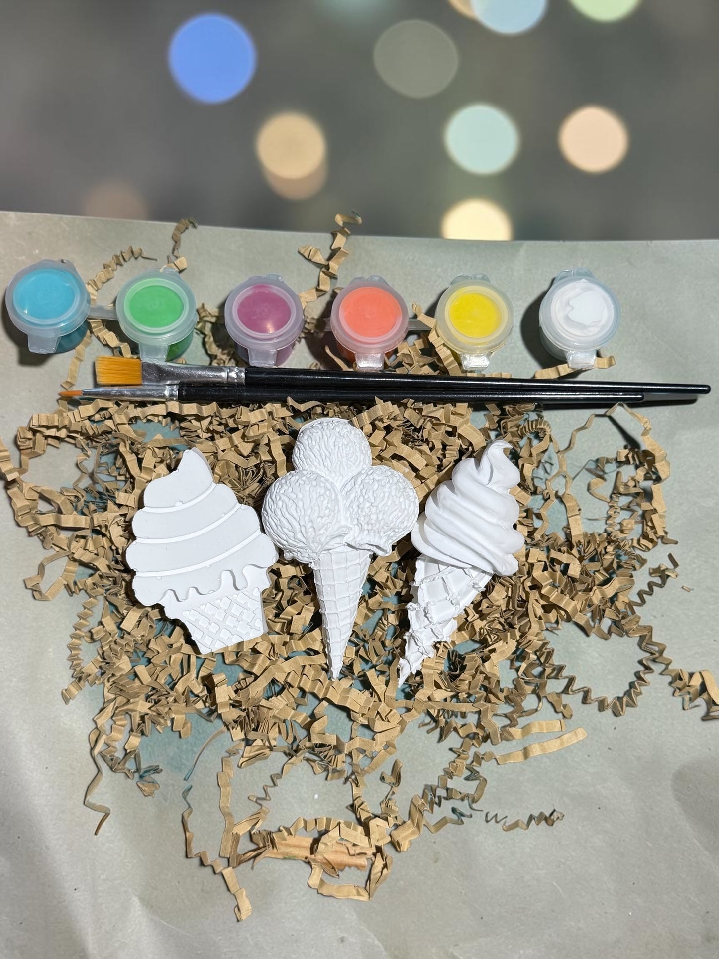 Mal Set Gipsfiguren - Geschenk Box