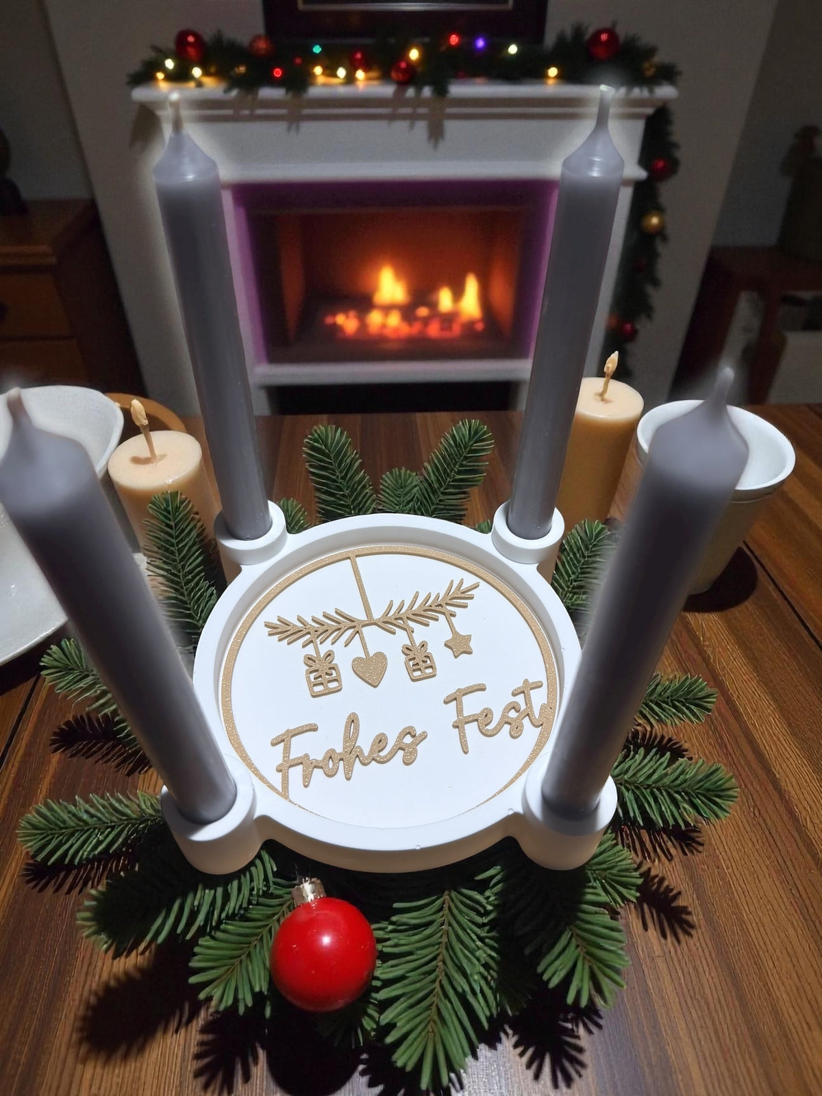 Mini Adventskranz | Handmade | Adventsdeko