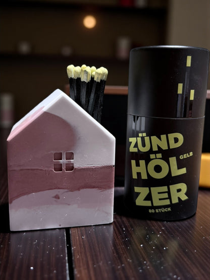 Streichholz Häuschen / Herz