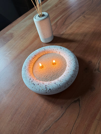 Schale mit Kerzensand – big Bowl