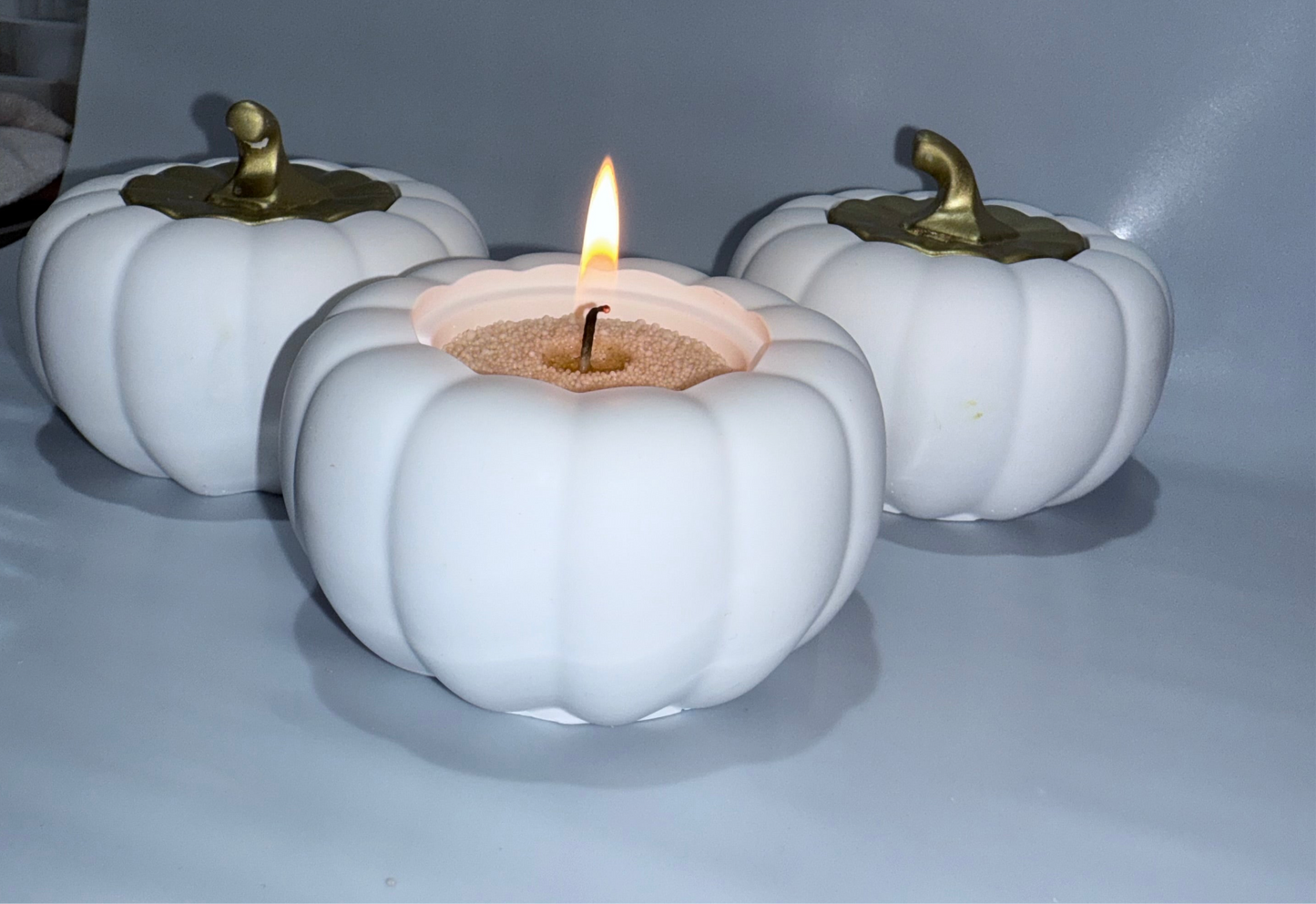 Kürbis Kerzenhalter, Pumpkin, Kürbis Deko, Kürbisse