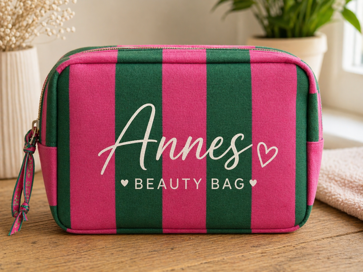 Personalisierte Kosmetiktasche | Make-up Tasche mit Name | Individuell bedruckt | Geschenk für Frauen | Selfcare Bag | Reise Organizer
