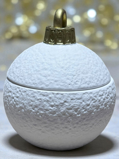 Weihnachtskugel handgegossen mit oder ohne Kerze