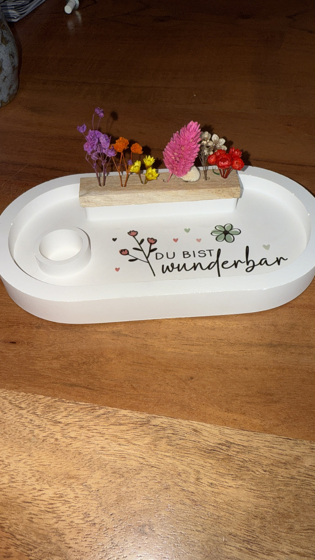 Geschenkset | du bist wundervoll | Geschenkset für Freunde | Frauengeschenk | Kerzenhalter