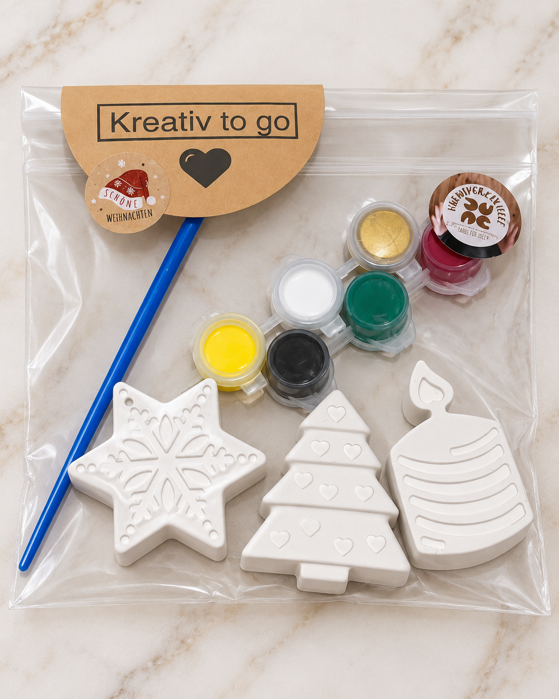Kreativ to Go - weihnachts Edition - kreativ Set