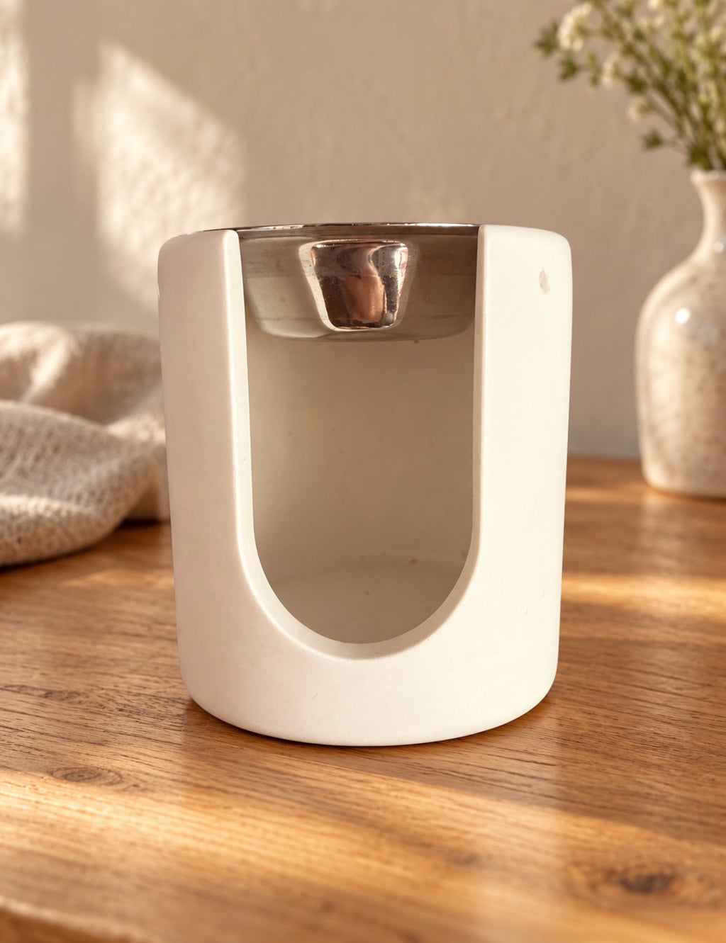 Handgegossene Duftlampe für Duftschmelzies | Schmelzschale