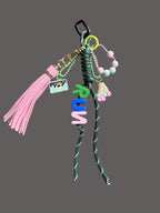 Statement Keychain / Bag Charm - Handmade