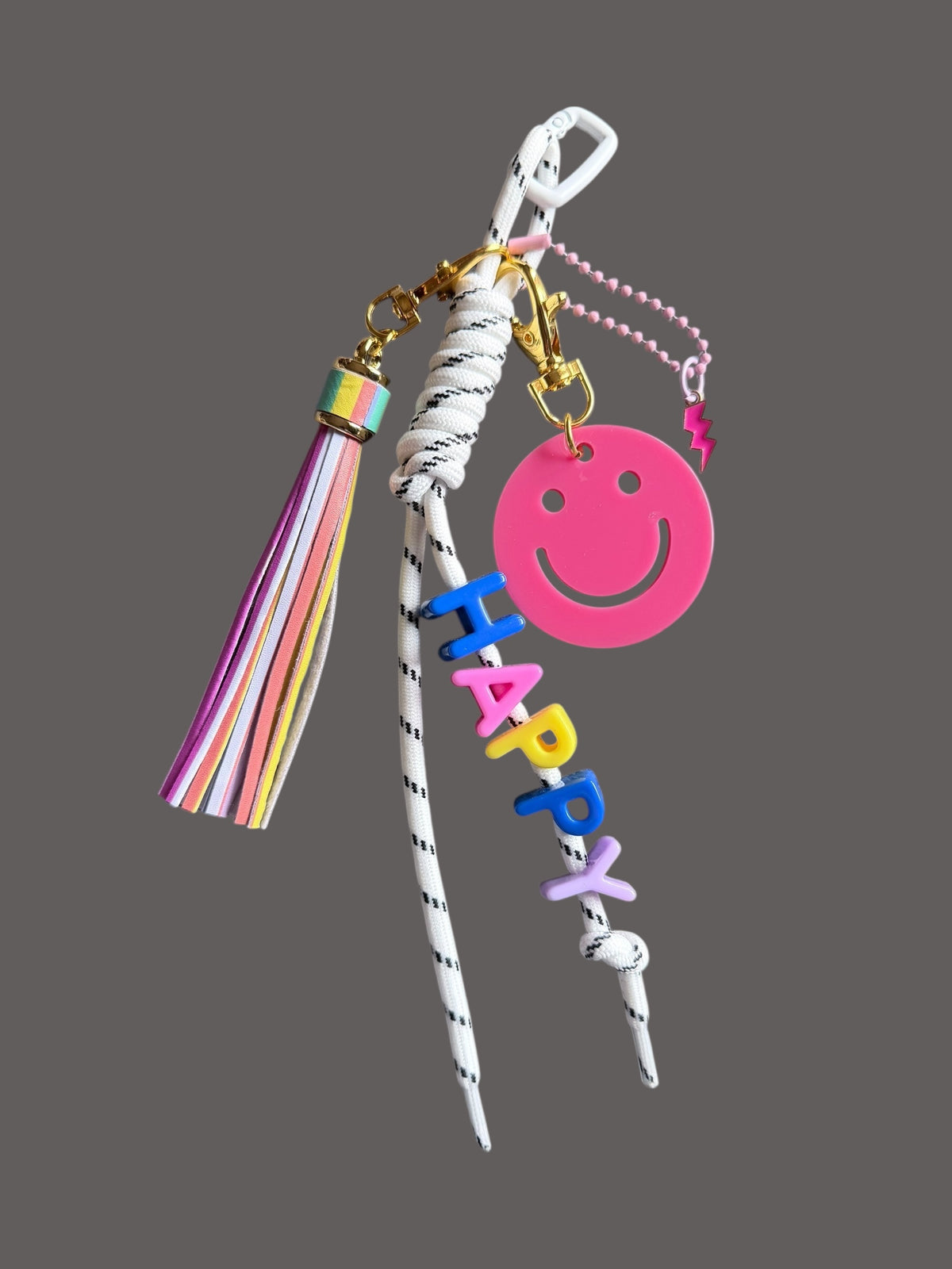 Statement Keychain / Bag Charm - Handmade
