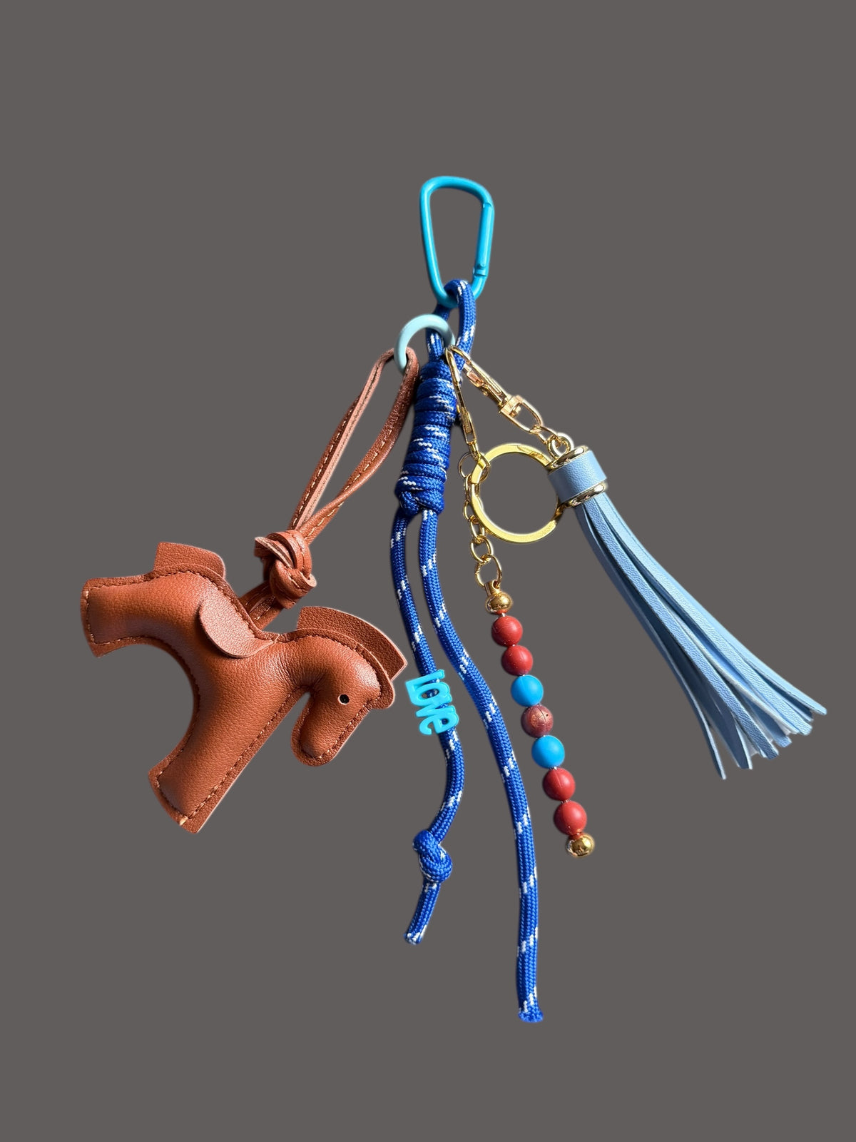 Statement Keychain / Bag Charm - Handmade