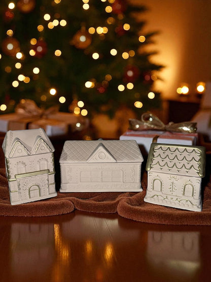 Lebkuchenhaus - Gingerbreadhouse - Kerzenschatulle - Plätzchendose