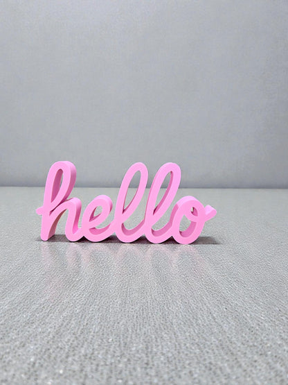 Hi & Hello Deko Schriftzug | smarte Deko | handgemacht | modern