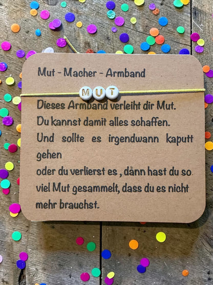 Mut Mach Armband