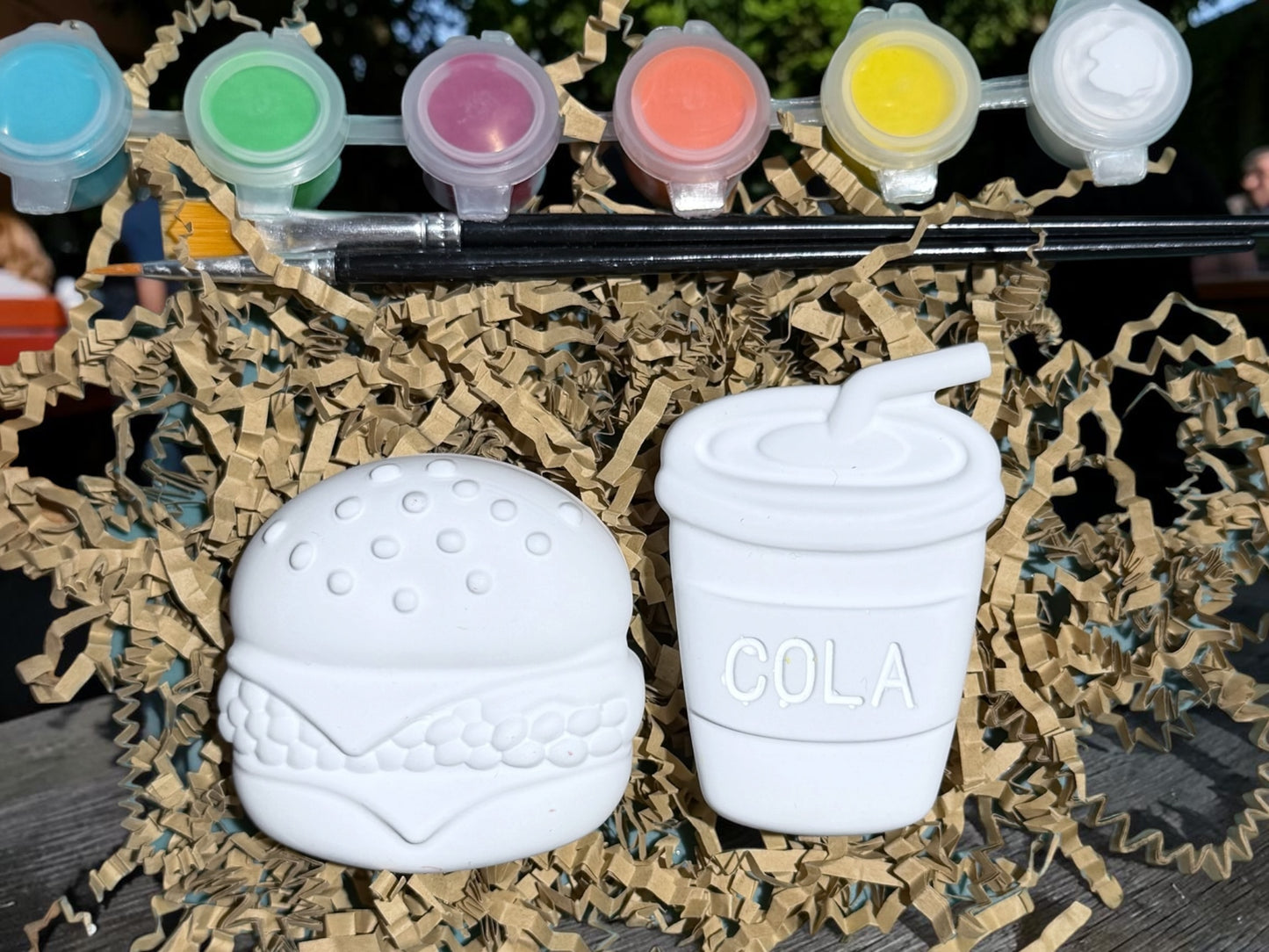 Mal Set Gipsfiguren - Geschenk Box