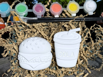 Mal Set Gipsfiguren - Geschenk Box