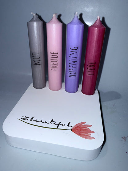 Geschenkset - Mitbringsel - Kerzenhalter