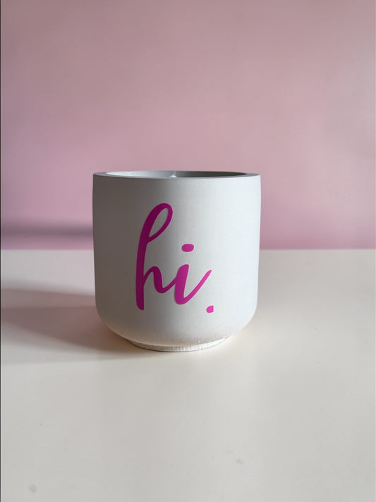 Statement Kerzen, bunte Kerzenbehälter