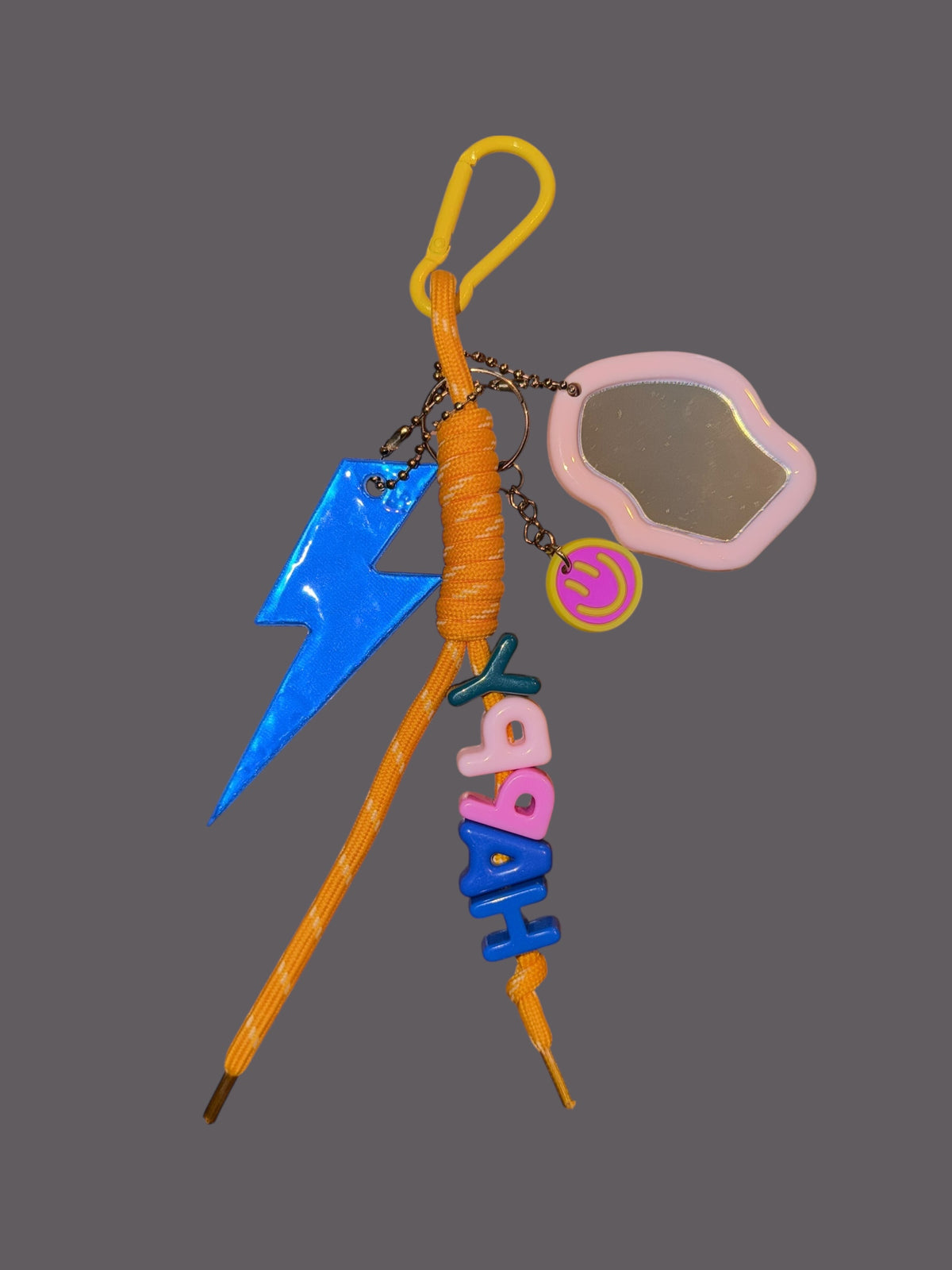 Statement Keychain / Bag Charm - Handmade