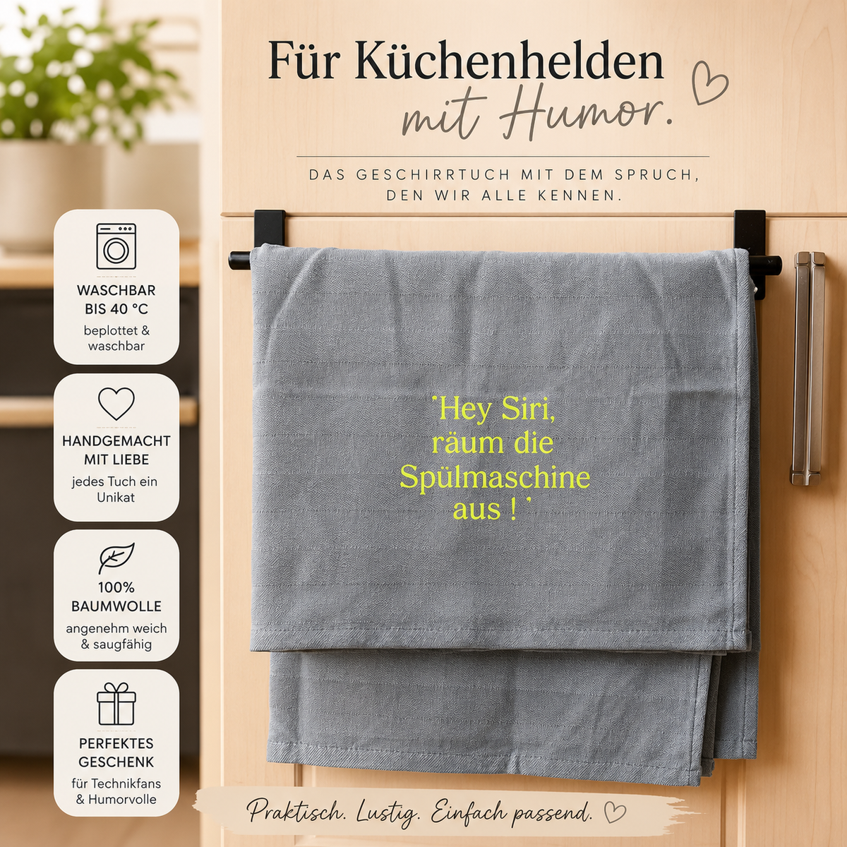 Geschirrhandtuch | Spültuch | personalisiertes Geschenk