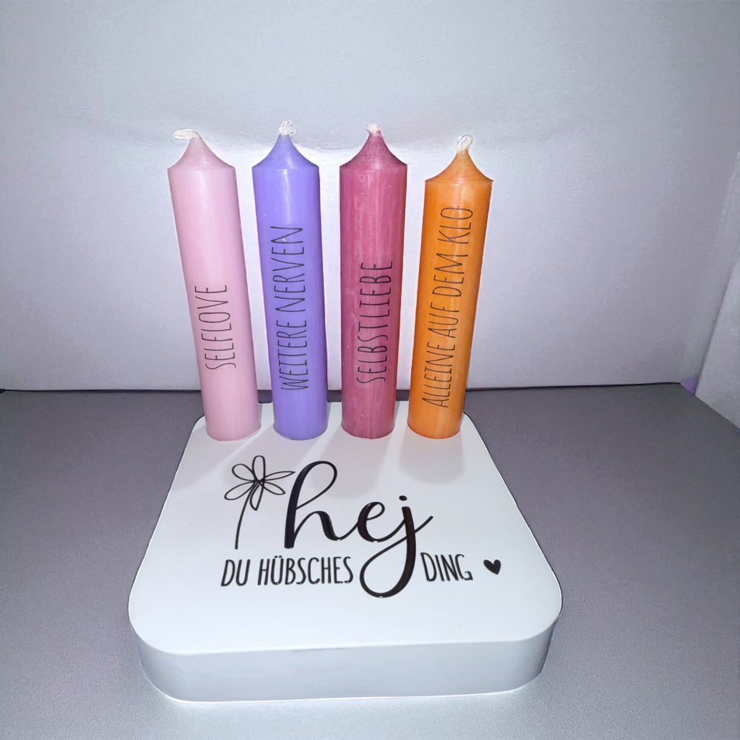 Geschenkset - Mitbringsel - Kerzenhalter
