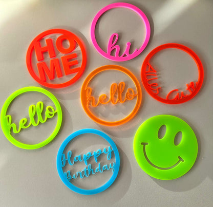 Handgefertigtes Kerzenhalter-Set mit Kerzen & austauschbarem Inlay