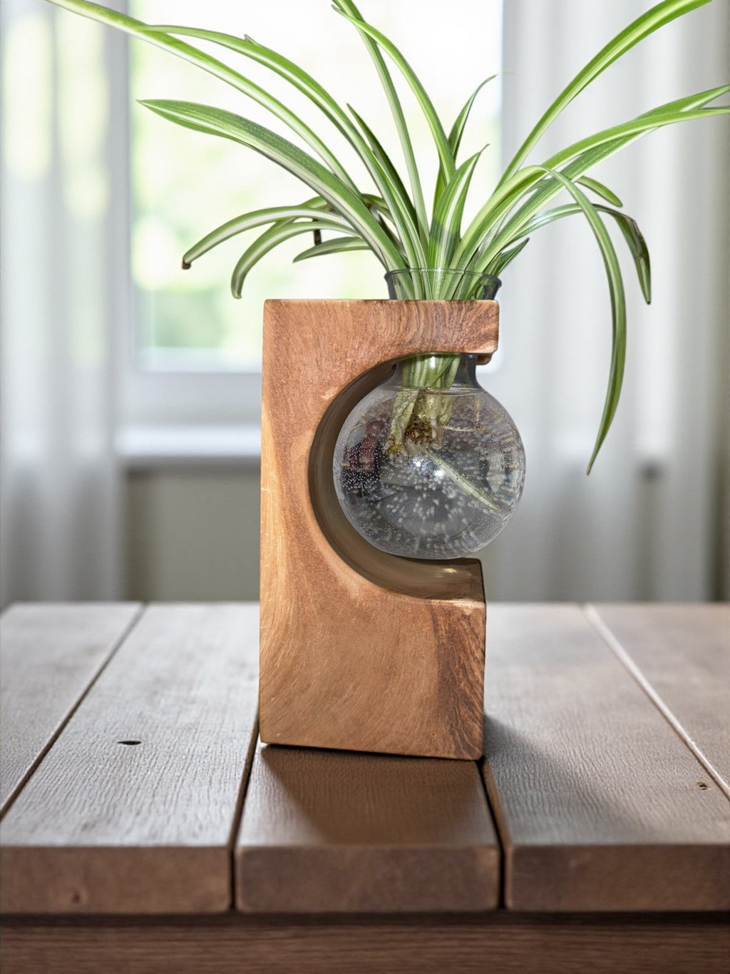 Vase en béton coulée à la main – Objet design moderne pour votre intérieur