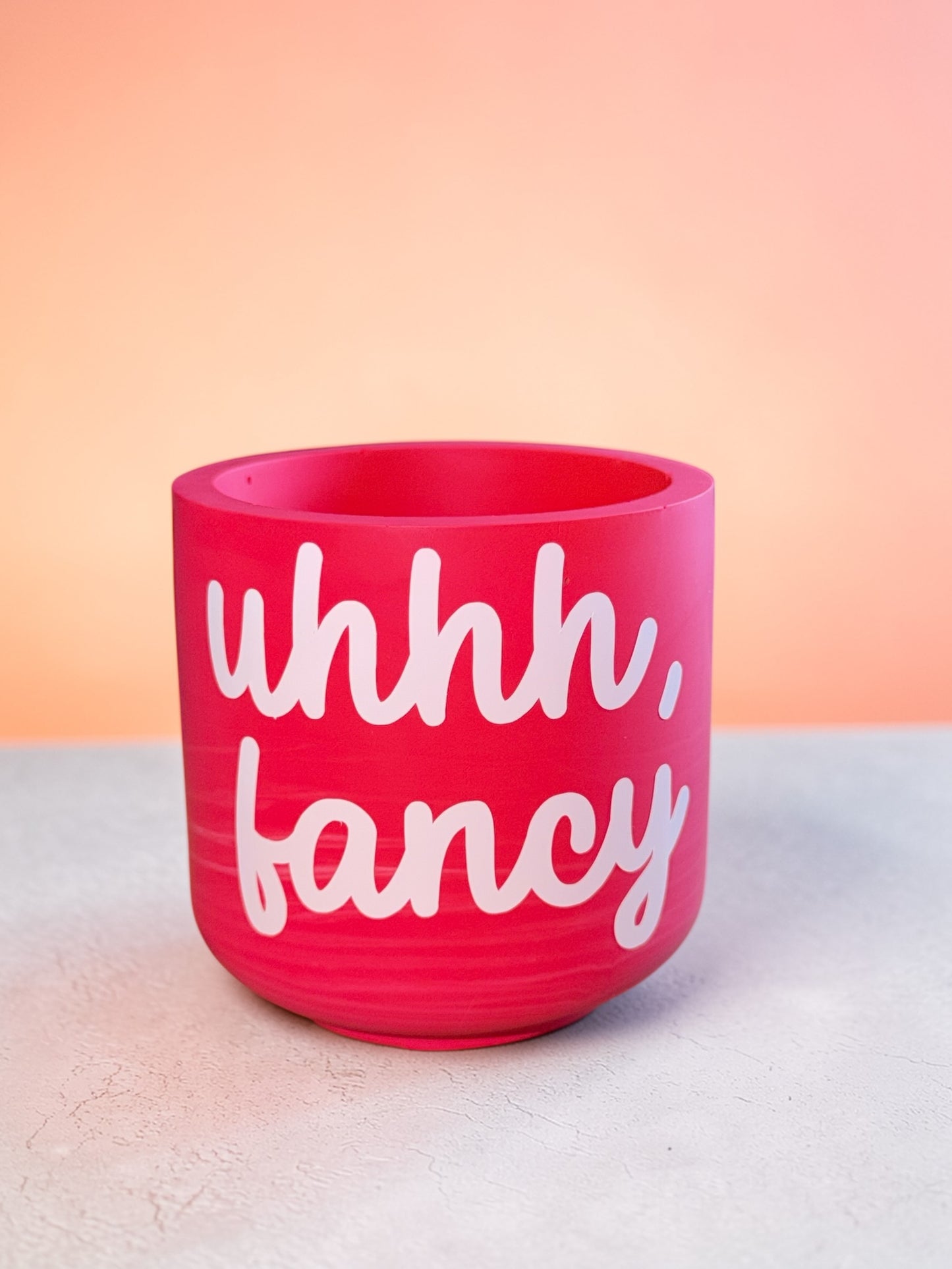 Statement Kerzen, bunte Kerzenbehälter