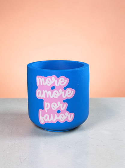 Statement Kerzen, bunte Kerzenbehälter