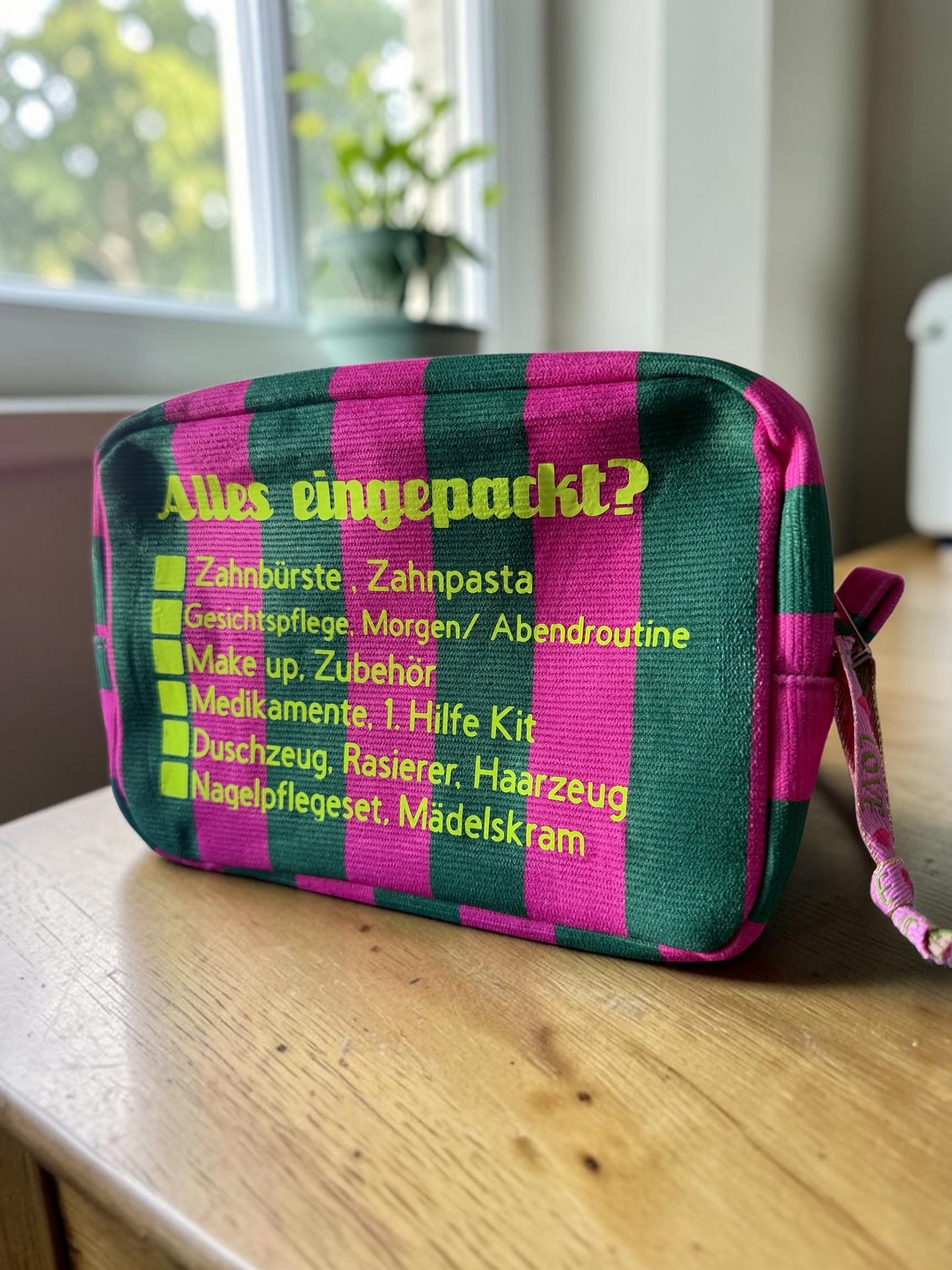 Personalisierte Kosmetiktasche | Make-up Tasche | Individuell bedruckt | Geschenk für Frauen | Selfcare Bag | Reise Organizer