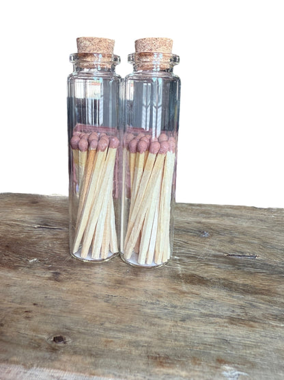 Bunte Streichhölzer im Glas | Hochzeitsgeschenk | Zündhölzer bunt