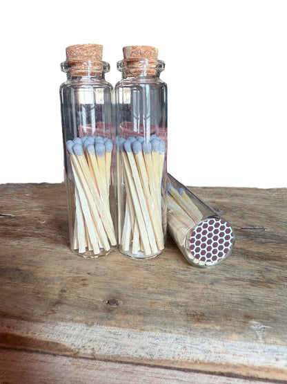Bunte Streichhölzer im Glas | Hochzeitsgeschenk | Zündhölzer bunt
