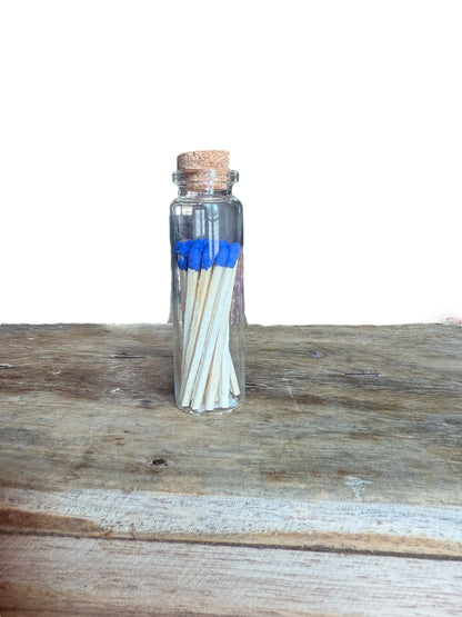 Bunte Streichhölzer im Glas | Hochzeitsgeschenk | Zündhölzer bunt
