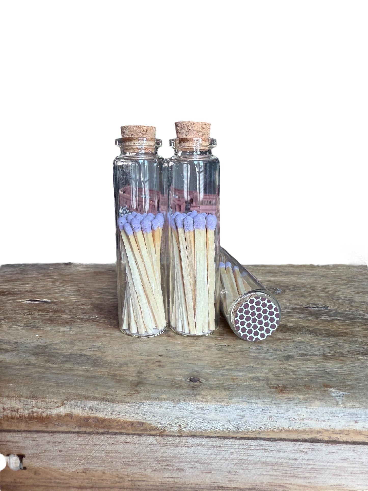 Bunte Streichhölzer im Glas | Hochzeitsgeschenk | Zündhölzer bunt