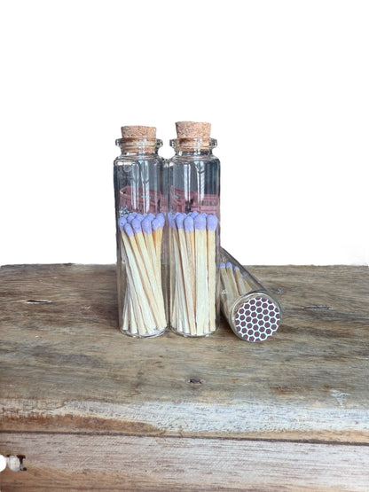 Bunte Streichhölzer im Glas | Hochzeitsgeschenk | Zündhölzer bunt