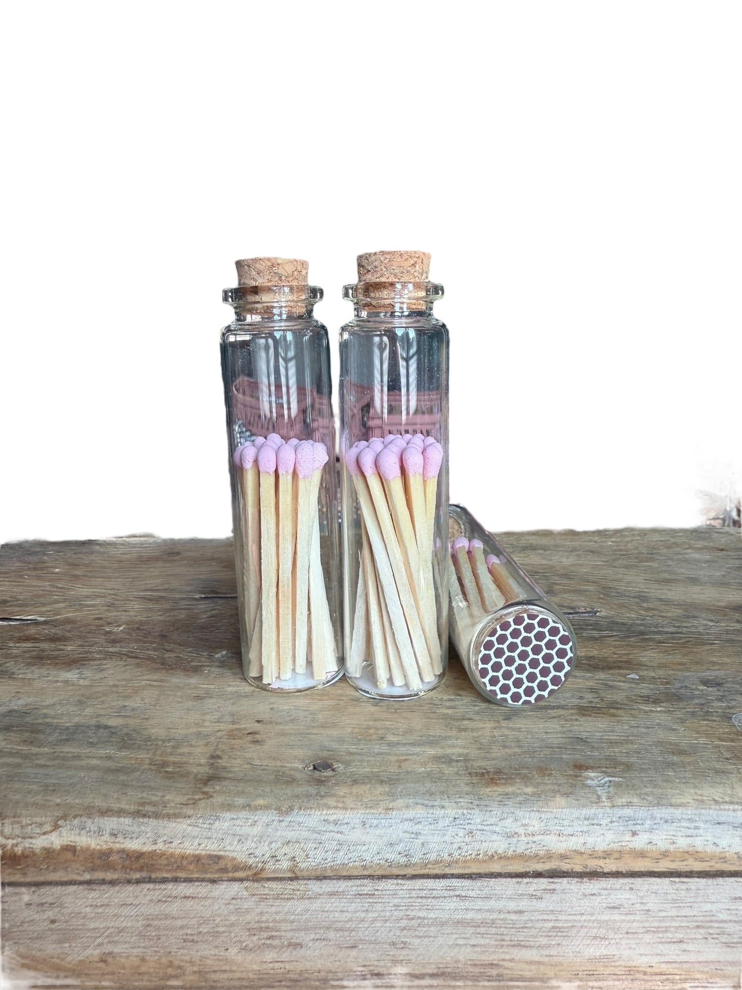 Bunte Streichhölzer im Glas | Hochzeitsgeschenk | Zündhölzer bunt