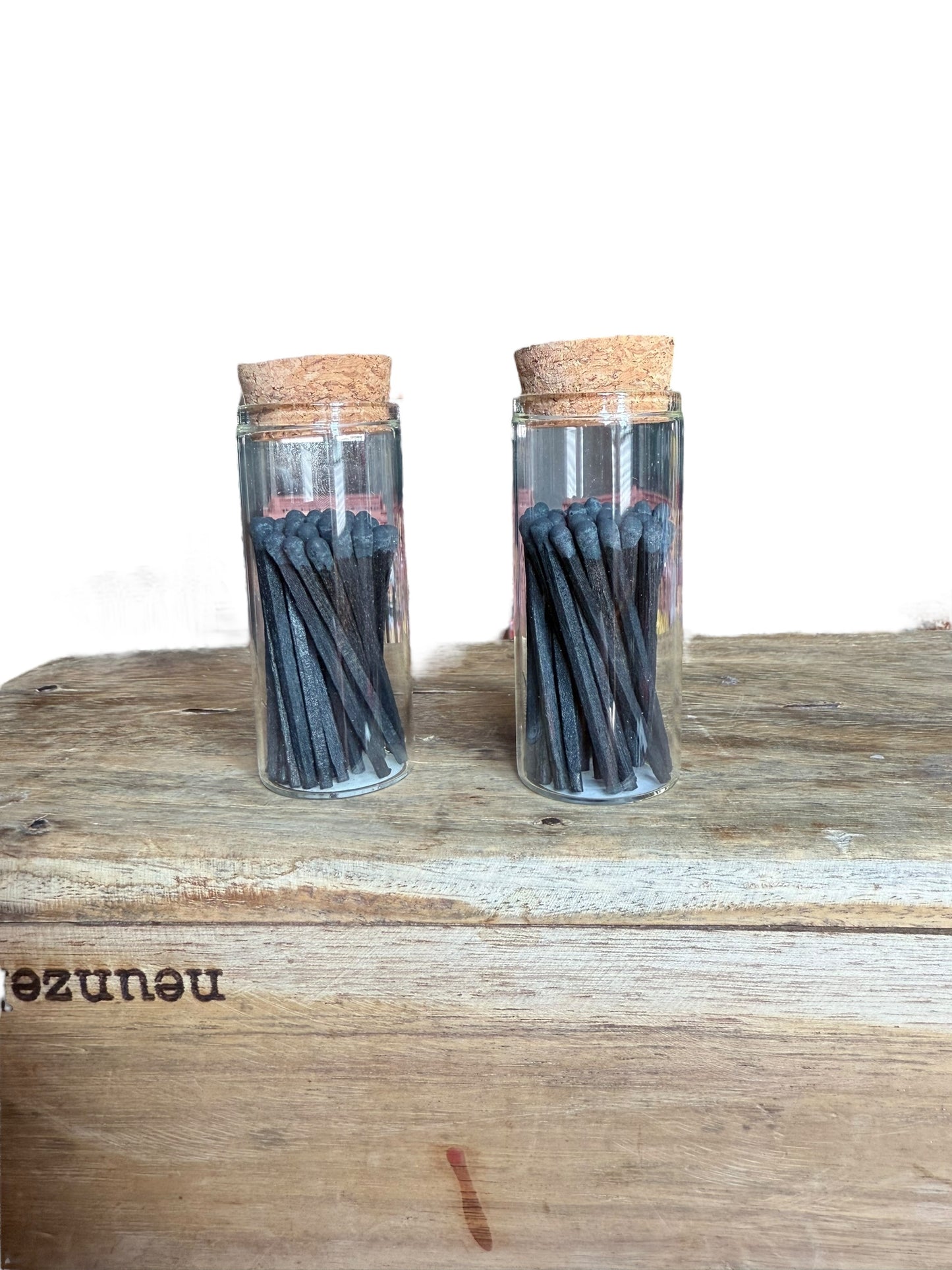 Bunte Streichhölzer im Glas | Hochzeitsgeschenk | Zündhölzer bunt