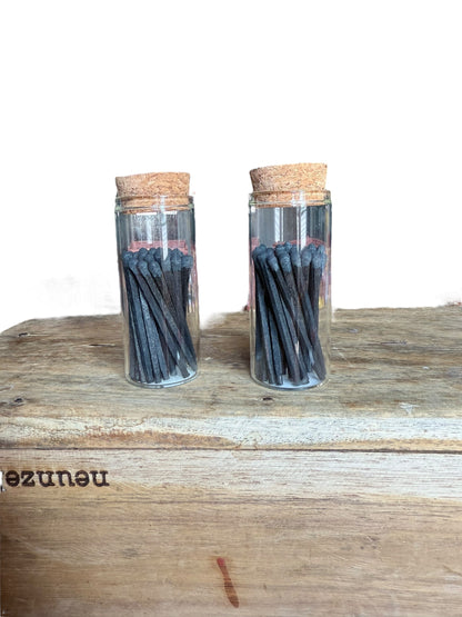 Bunte Streichhölzer im Glas | Hochzeitsgeschenk | Zündhölzer bunt
