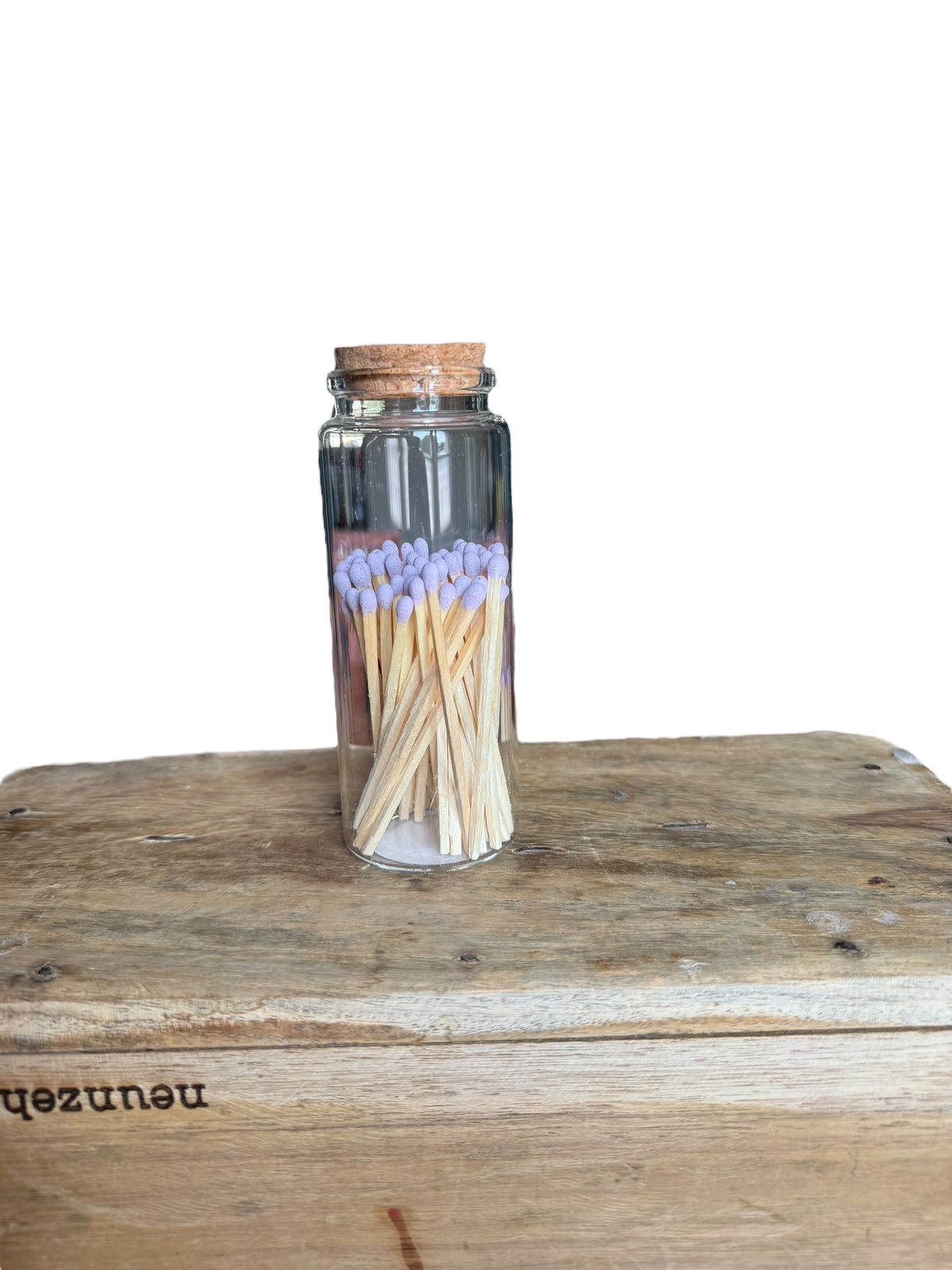 Bunte Streichhölzer im Glas | Hochzeitsgeschenk | Zündhölzer bunt