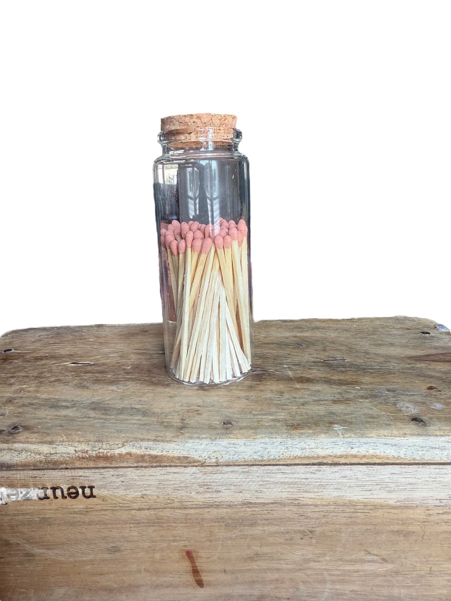 Bunte Streichhölzer im Glas | Hochzeitsgeschenk | Zündhölzer bunt