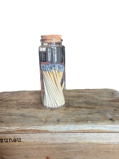 Bunte Streichhölzer im Glas | Hochzeitsgeschenk | Zündhölzer bunt