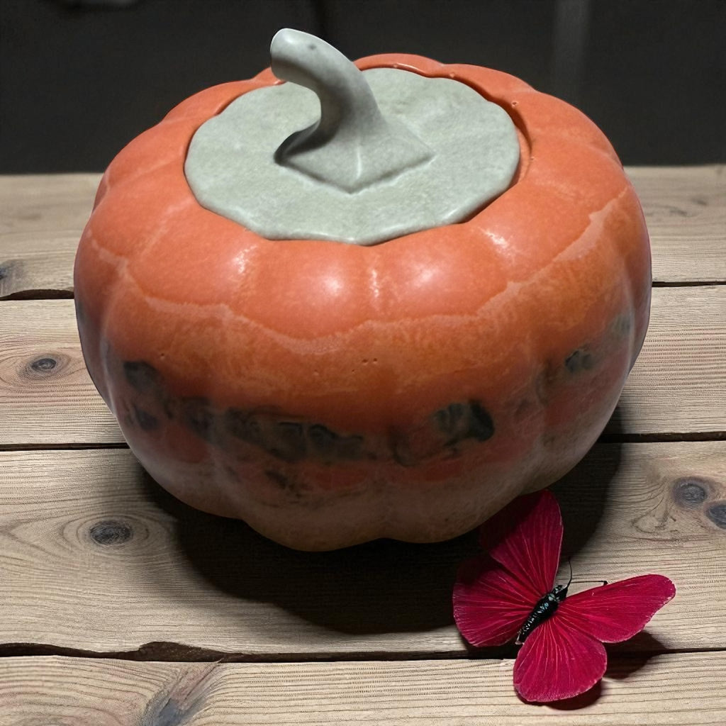 Kürbis Kerzenhalter, Pumpkin, Kürbis Deko, Kürbisse