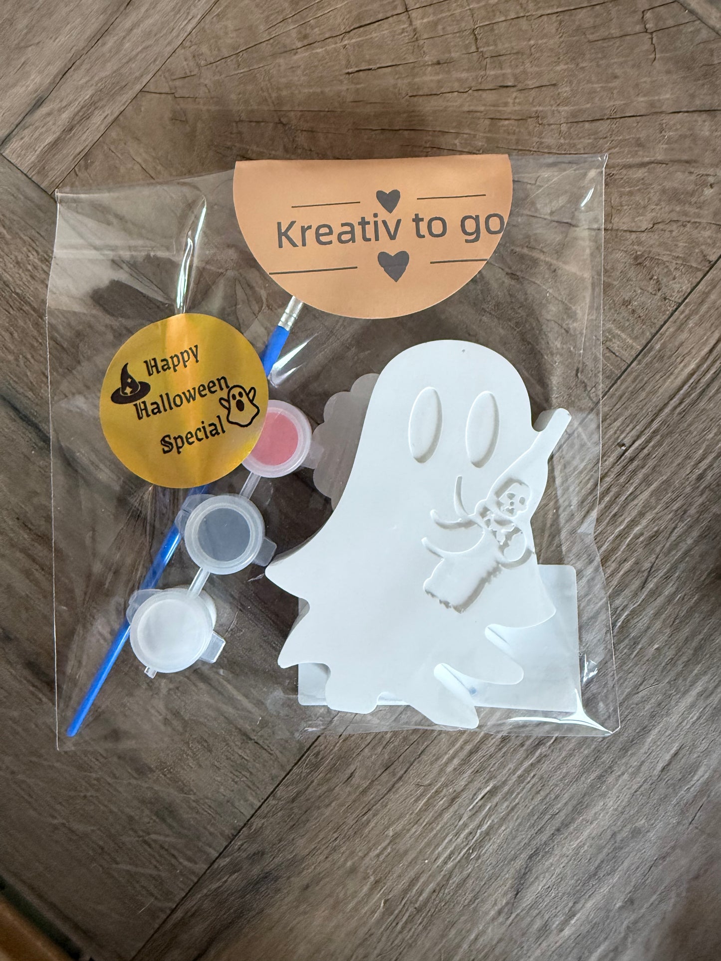 Kreativ to Go - Halloween Special - Gips zum bemalen - Mitbringsel