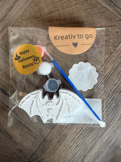 Kreativ to Go - Halloween Special - Gips zum bemalen - Mitbringsel