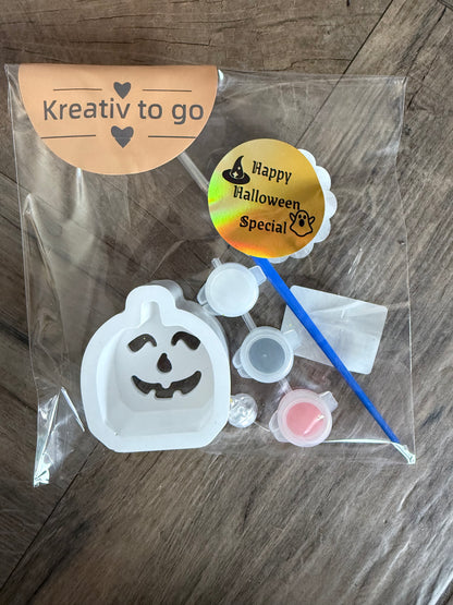 Kreativ to Go - Halloween Special - Gips zum bemalen - Mitbringsel