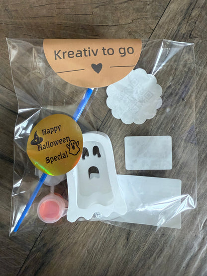 Kreativ to Go - Halloween Special - Gips zum bemalen - Mitbringsel