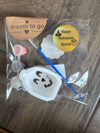 Kreativ to Go - Halloween Special - Gips zum bemalen - Mitbringsel