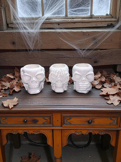 Nichts Hören - nichts sehen - nichts sagen - Totenköpfe