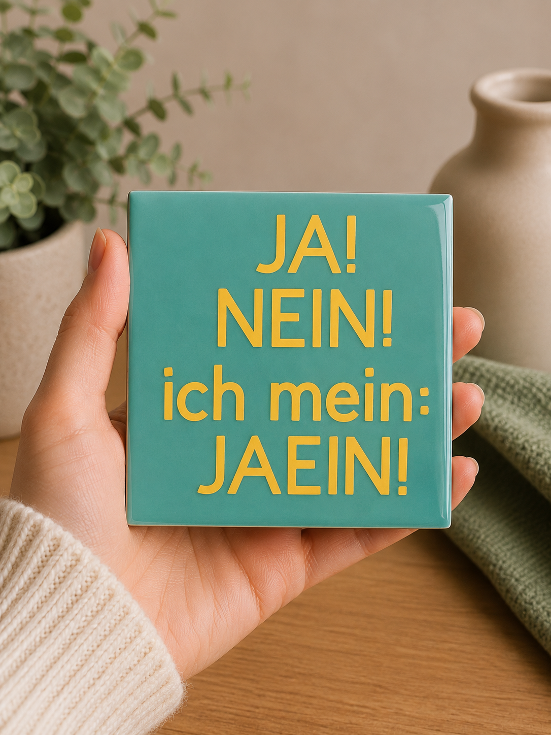Quote Tile – "Yes! No! I mean Yesto! "