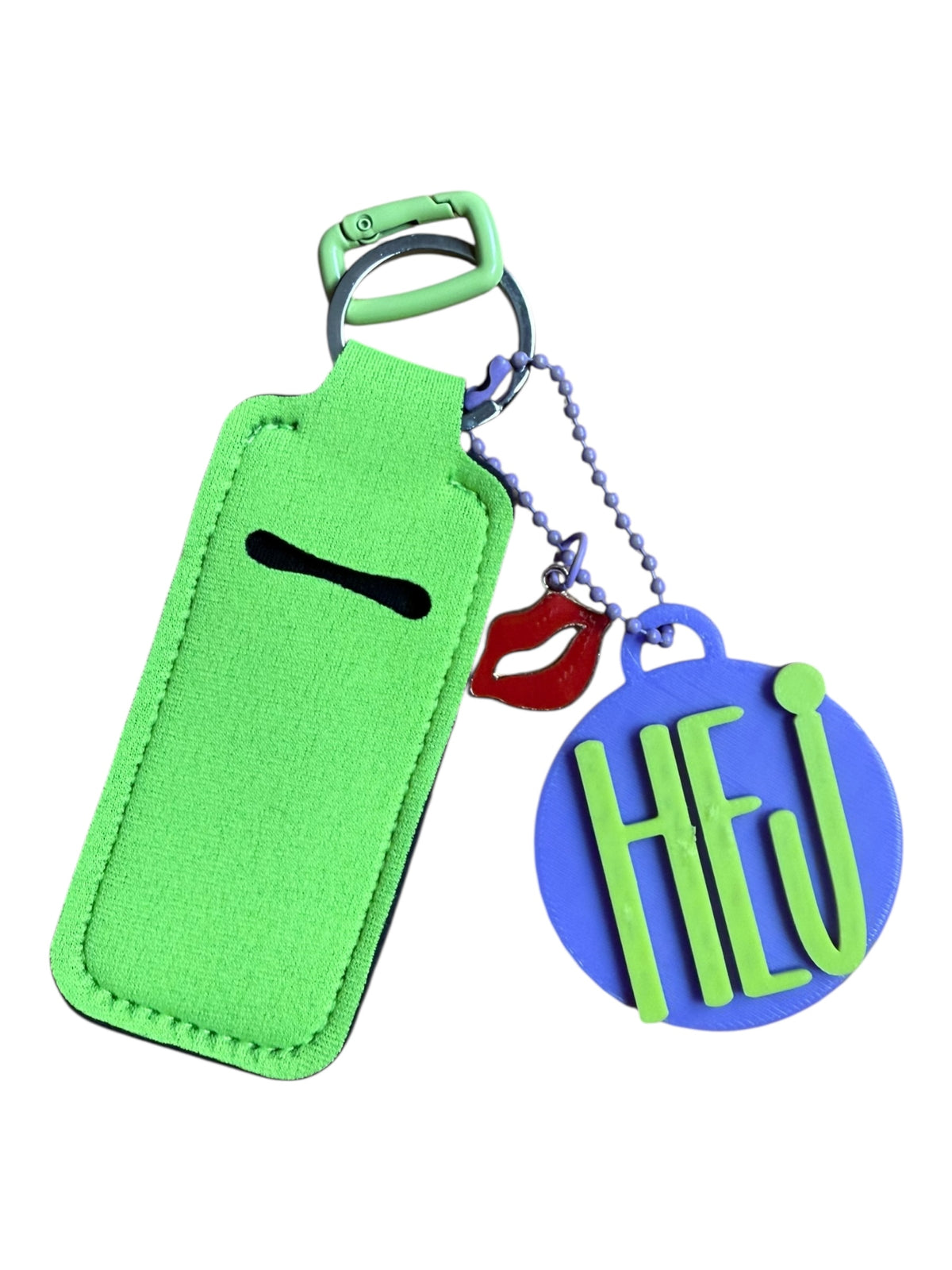 Lip care pendant, bag charm