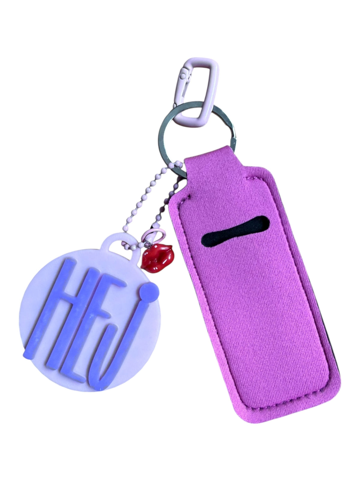 Lip care pendant, bag charm