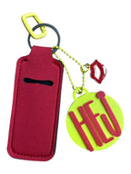 Lip care pendant, bag charm